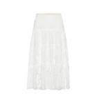 See By Chlo Embroidered Midi Skirt