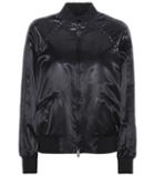 Rag & Bone Rockstud Untitled Satin Varsity Jacket