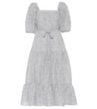 Co Linen And Silk Dress