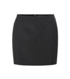 Saint Laurent Virgin Wool Miniskirt