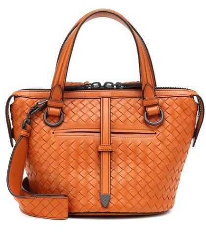 Miu Miu Intrecciato Leather Tote