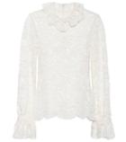 Philosophy Di Lorenzo Serafini Cotton-blend Lace Top