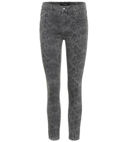 Staud 835 Cropped Mid-rise Skinny Jeans