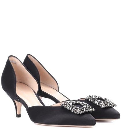 Stuart Weitzman Firedance Satin Pumps