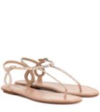 Polo Ralph Lauren Kids Almost Bare Embellished Suede Sandals