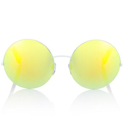 Brunello Cucinelli Supra Mirrored Round Sunglasses