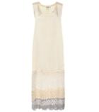 Jil Sander Crochet-trimmed Midi Dress