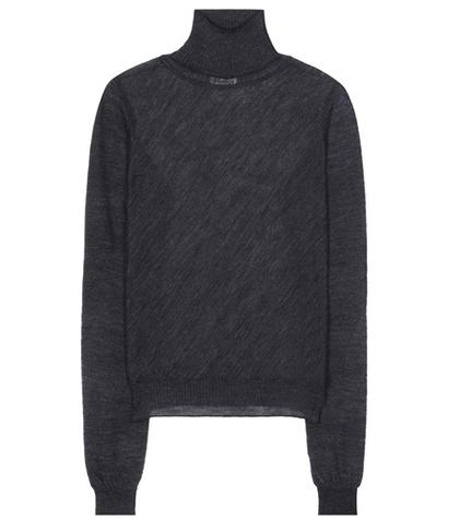 Paige Taci Sheer Alpaca-blend Turtleneck Sweater