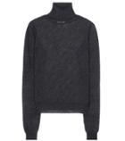 Paige Taci Sheer Alpaca-blend Turtleneck Sweater