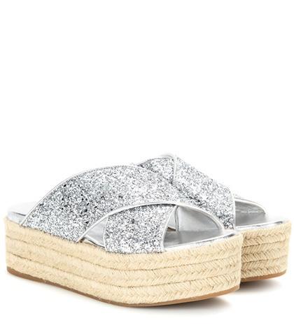 Gucci Glitter Platform Sandals