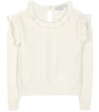 Stella Mccartney Ruffled Cotton Sweater