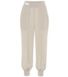 Fendi Silk Crêpe De Chine Trackpants