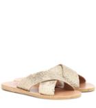 Rag & Bone Thais Sequined Leather Slides