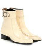 Saint Laurent Miles Leather Ankle Boots