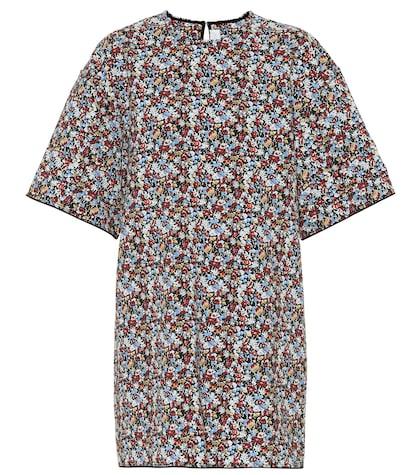 Victoria Beckham Floral Crêpe Tunic Top