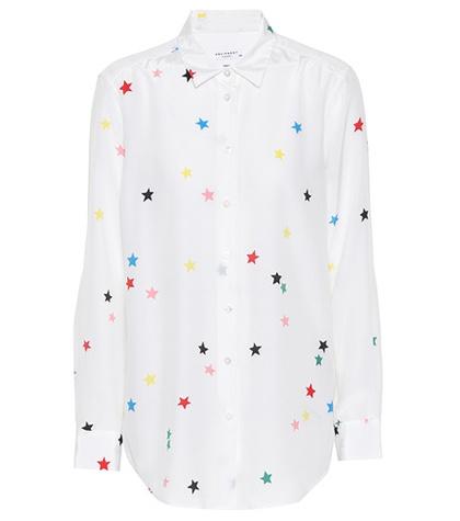 Loewe Star-printed Silk Shirt