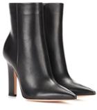 Gianvito Rossi Daryl Leather Ankle Boots