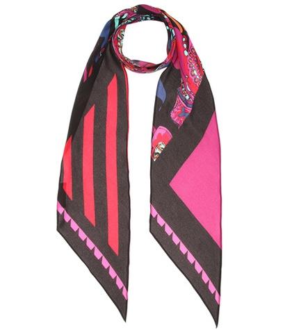 Anya Hindmarch Pine Cone Paisley Silk Scarf