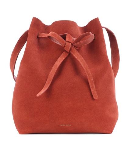 Mansur Gavriel Suede Bucket Bag