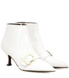 Melissa Odabash Sienna Embossed Leather Ankle Boots