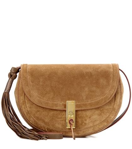 Stella Mccartney Ghianda Suede Shoulder Bag