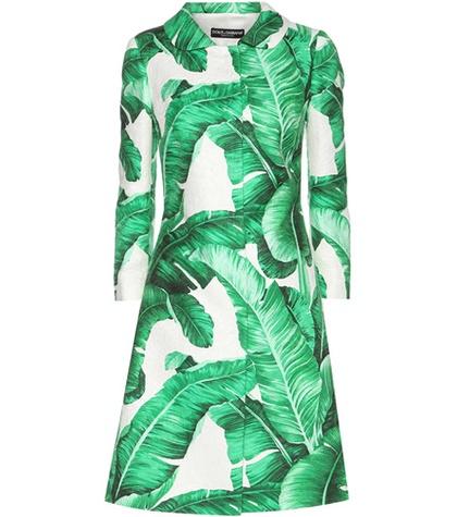 Dolce & Gabbana Jacquard Printed Coat