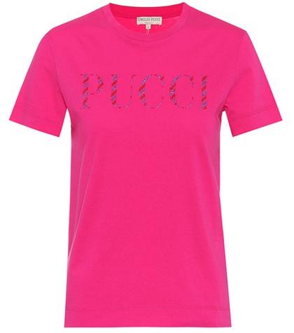 Emilio Pucci Logo Cotton T-shirt