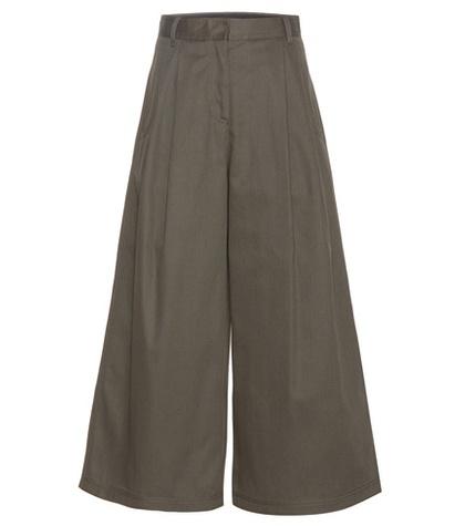 Valentino Wide-legged Wool Trousers