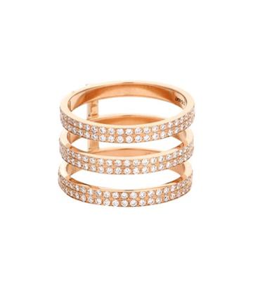 Repossi Berbere 18kt Rose Gold Ring With Diamonds