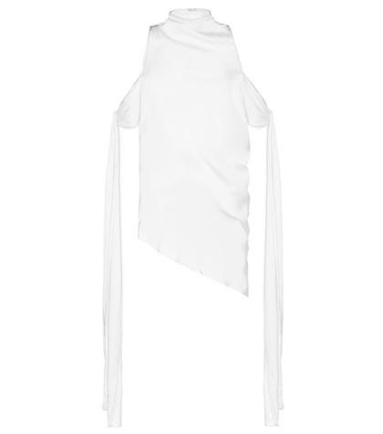 Ellery The Lizzies Silk Drape Top