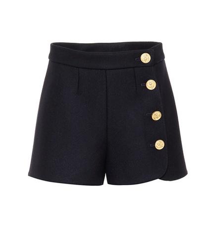 Redvalentino Wool-blend Shorts