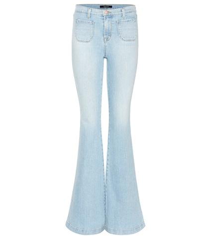 Stella Mccartney Beach Line High-rise Flared Jeans