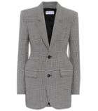 Balenciaga Wool-blend Checked Coat