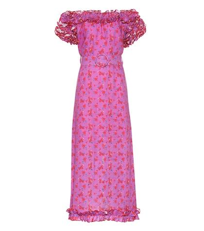 Gl Hrgel Floral-printed Linen Dress
