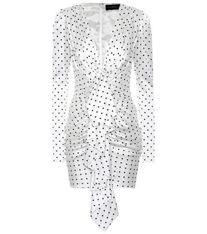 T By Alexander Wang Stretch-silk Minidress