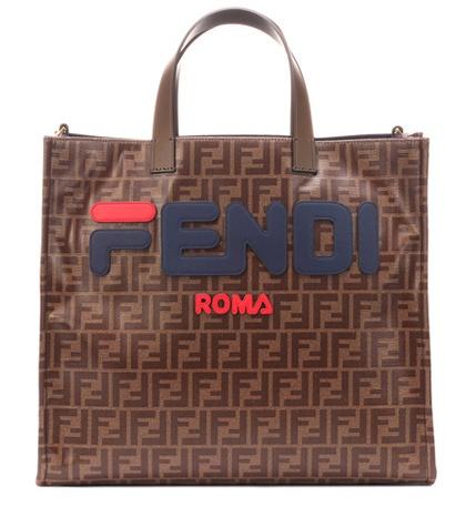 Fendi Logo Appliqué Shopper