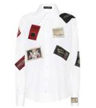 Gabriela Hearst Appliquéd Cotton Poplin Shirt
