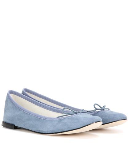 J Brand Cendrillon Suede Ballerinas