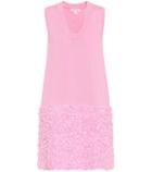 Delpozo Cotton-blend Knit Dress