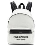 Saint Laurent Rive Gauche Canvas Backpack