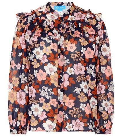 M.i.h Jeans Hayden Floral Cotton Blouse