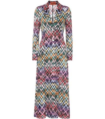 Miu Miu Crochet-knit Maxi Dress