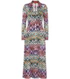 Miu Miu Crochet-knit Maxi Dress