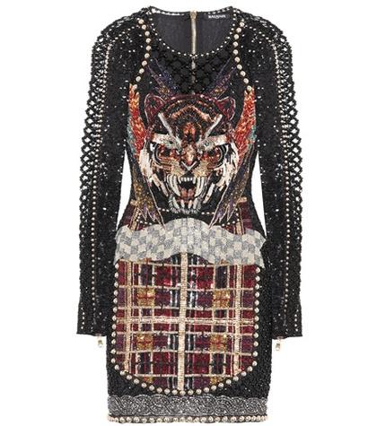 Balmain Beaded Minidress