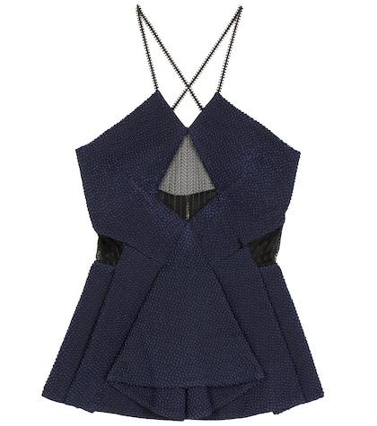 Victoria Beckham Deaton Cotton-blend Top