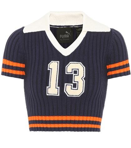 Gucci Johnycollar Cropped Cotton Sweater