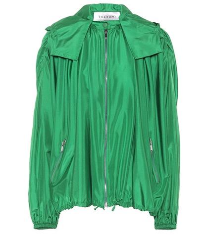 Valentino Silk Hooded Jacket
