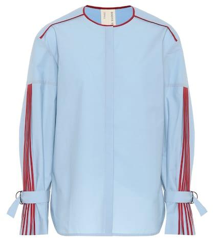 Bodice Studio Pleated Cotton Blouse