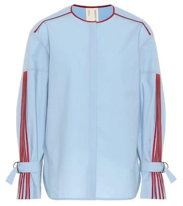 Bodice Studio Pleated Cotton Blouse