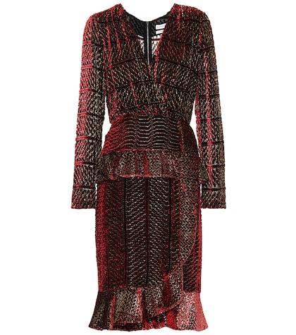 Altuzarra Farley Velvet And Silk Dress